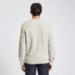 Pull Torsadé à Col Rond -Magasin De Vêtements De Mode 1002516 10503 V3