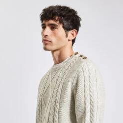 Pull Torsadé à Col Rond -Magasin De Vêtements De Mode 1002516 10503 V4