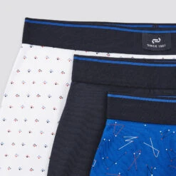 Lot De 3 Boxers à Petits Motifs Fantaisie -Magasin De Vêtements De Mode 1002541 11846 V7