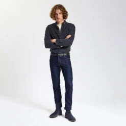 Chemise Regular Micro Imprimé Coton Recyclé Velour -Magasin De Vêtements De Mode 1002605 11819 V5