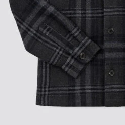 Surchemise Regular Carreaux Laine Polyester Recycl -Magasin De Vêtements De Mode 1002609 11214 V9