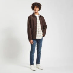 Chemise Regular Carreaux Coton Recyclé Flanelle -Magasin De Vêtements De Mode 1002675 10124 V6