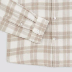 Chemise Regular Carreaux Coton Recyclé Flanelle -Magasin De Vêtements De Mode 1002675 10124 V9