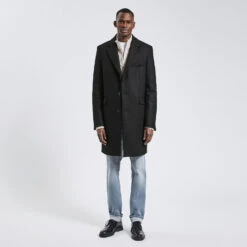 Manteau En Laine Italienne Majoritaire -Magasin De Vêtements De Mode 1002688 18006 V5