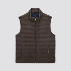 Doudoune Sans Manche Aspect Velours -Magasin De Vêtements De Mode 1002694 17031 V11