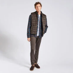 Doudoune Sans Manche Aspect Velours -Magasin De Vêtements De Mode 1002694 17031 V5