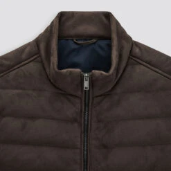 Doudoune Sans Manche Aspect Velours -Magasin De Vêtements De Mode 1002694 17031 V8