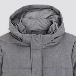 Doudoune Tissage Flanelle Et Col Montant -Magasin De Vêtements De Mode 1002696 18424 V8