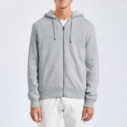 Gilet à Capuche Doublé En Sherpa -Magasin De Vêtements De Mode 1002734 10020 V2