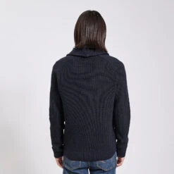 Gilet à Col Châle Boutonné -Magasin De Vêtements De Mode 1002737 11845 V3