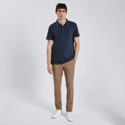 Polo Manches Courtes Col Contrasté -Magasin De Vêtements De Mode 1002806 11844 V5