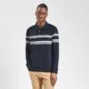 Polo Manches Longues Piqué Colorblock