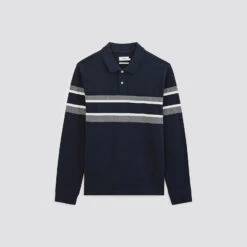 Polo Manches Longues Piqué Colorblock -Magasin De Vêtements De Mode 1002817 11863 V11