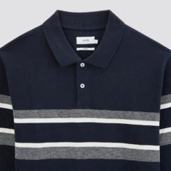 Polo Manches Longues Piqué Colorblock -Magasin De Vêtements De Mode 1002817 11863 V8