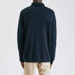 Gilet Col Chemise En Maille -Magasin De Vêtements De Mode 1002833 11845 V3