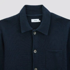 Gilet Col Chemise En Maille -Magasin De Vêtements De Mode 1002833 11845 V8