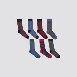 Coffret Cadeau De 7 Chaussettes Fantaisie -Magasin De Vêtements De Mode 1002911 11846 V2
