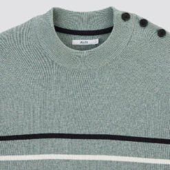 Pull Marinière à Col Rond -Magasin De Vêtements De Mode 1003009 16656 V8