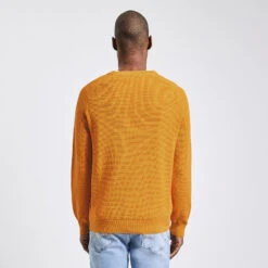 Pull Gaufré à Col Rond -Magasin De Vêtements De Mode 1003010 12033 V3