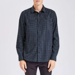 Chemise Regular Imprimé Pois Coton -Magasin De Vêtements De Mode 1003054 11822 V2