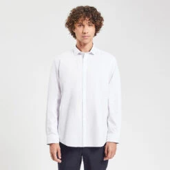 Chemise Regular Unie Coton Biologique -Magasin De Vêtements De Mode 1003066 10000 V2