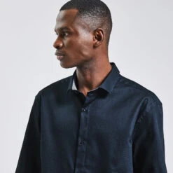 Chemise Regular Unie Coton Biologique -Magasin De Vêtements De Mode 1003066 11803 V4