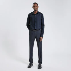 Chemise Regular Unie Coton Biologique -Magasin De Vêtements De Mode 1003066 11803 V5