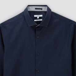 Chemise Regular Unie Coton Biologique -Magasin De Vêtements De Mode 1003066 11803 V8