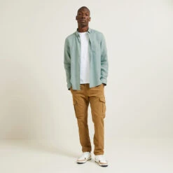 Chemise Regular Unie Lin -Magasin De Vêtements De Mode 1003074 16049 V6