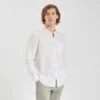Chemise Regular Col Mao Unie Lin