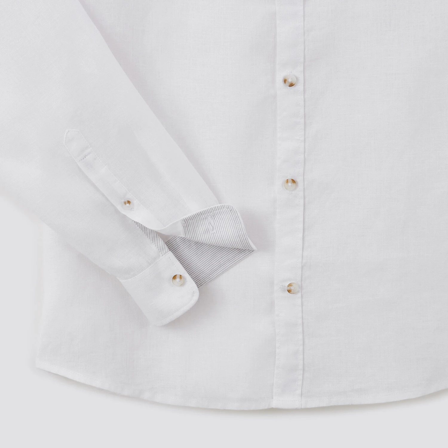 Chemise Regular Col Mao Unie Lin 9 Chemise Regular Col Mao Unie Lin – Image 9