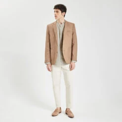 Chemise Regular Col Mao Unie Lin -Magasin De Vêtements De Mode 1003076 10503 V6