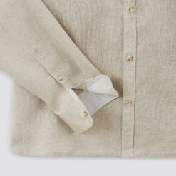 Chemise Regular Col Mao Unie Lin -Magasin De Vêtements De Mode 1003076 10503 V9