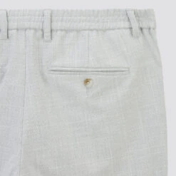 Pantalon Chino Slim à Carreaux Bi-stretch -Magasin De Vêtements De Mode 1003091 18118 V10