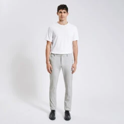 Pantalon Chino Slim à Carreaux Bi-stretch -Magasin De Vêtements De Mode 1003091 18118 V2