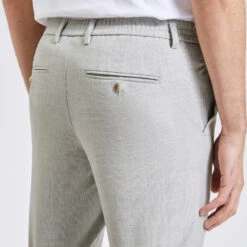 Pantalon Chino Slim à Carreaux Bi-stretch -Magasin De Vêtements De Mode 1003091 18118 V4