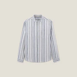 Chemise Regular Rayures Coton Lin -Magasin De Vêtements De Mode 1003118 16082 V11