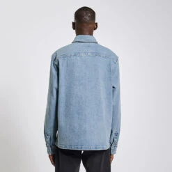 Surchemise En Jean En Coton Et Chanvre 15 Surchemise En Jean En Coton Et Chanvre -Magasin De Vêtements De Mode 1003121 11025 V3