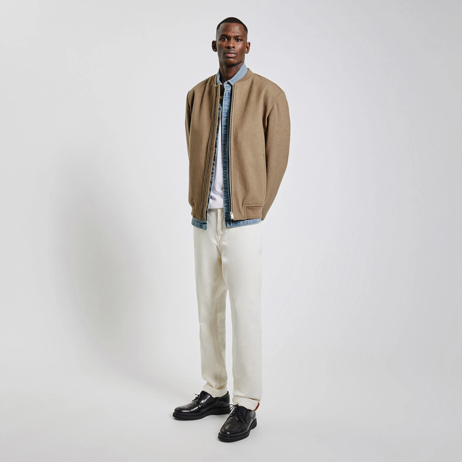 Surchemise En Jean En Coton Et Chanvre 4 Surchemise En Jean En Coton Et Chanvre – Image 4