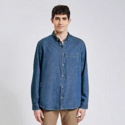 Chemise Regular Uni En Jean -Magasin De Vêtements De Mode 1003123 11214 V2