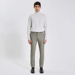 Pantalon Chino Slim à Carreaux Pied De Puce -Magasin De Vêtements De Mode 1003127 19900 V2