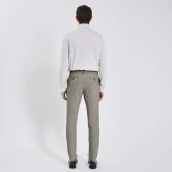 Pantalon Chino Slim à Carreaux Pied De Puce -Magasin De Vêtements De Mode 1003127 19900 V3