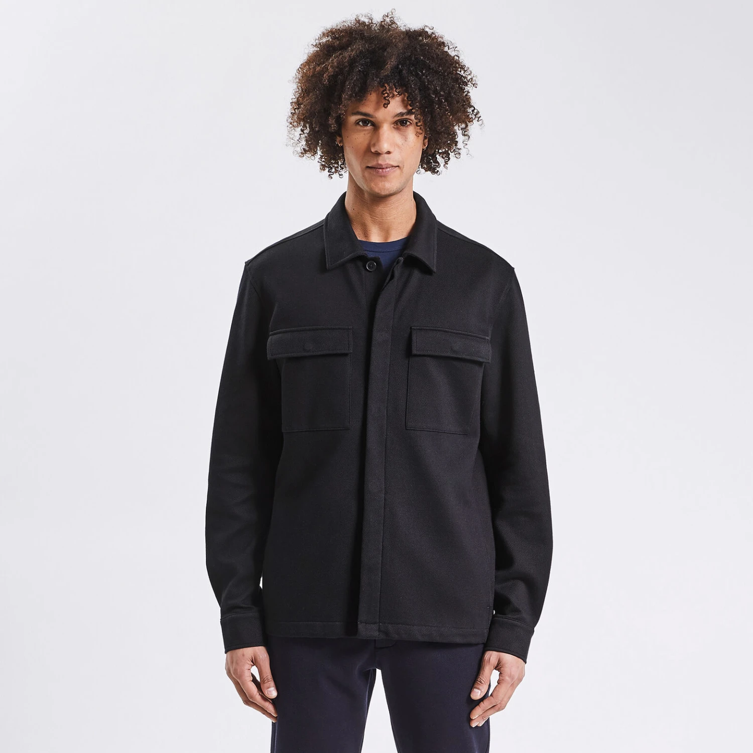 Surchemise Unie Coton Maille 4 Surchemise Unie Coton Maille – Image 4