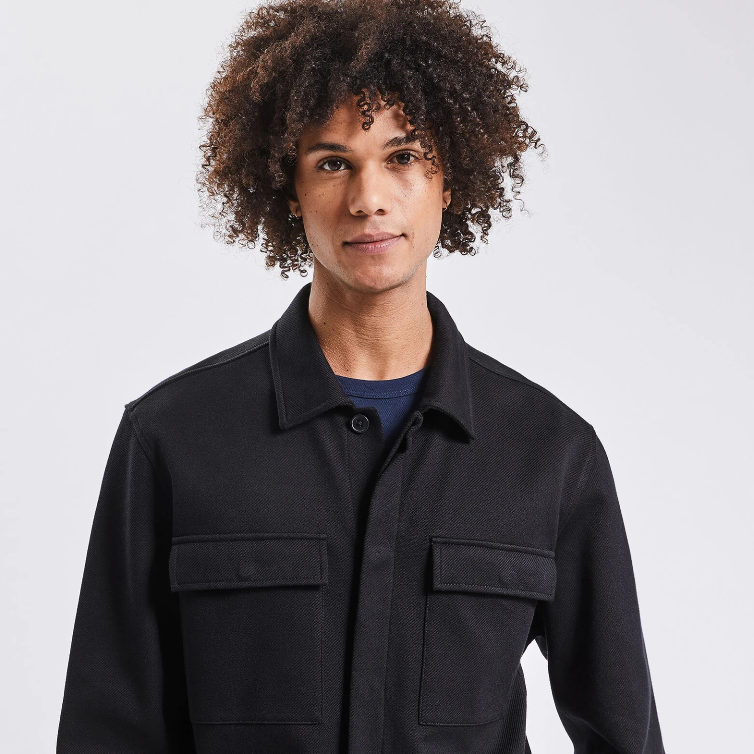 Surchemise Unie Coton Maille 3 Surchemise Unie Coton Maille – Image 3