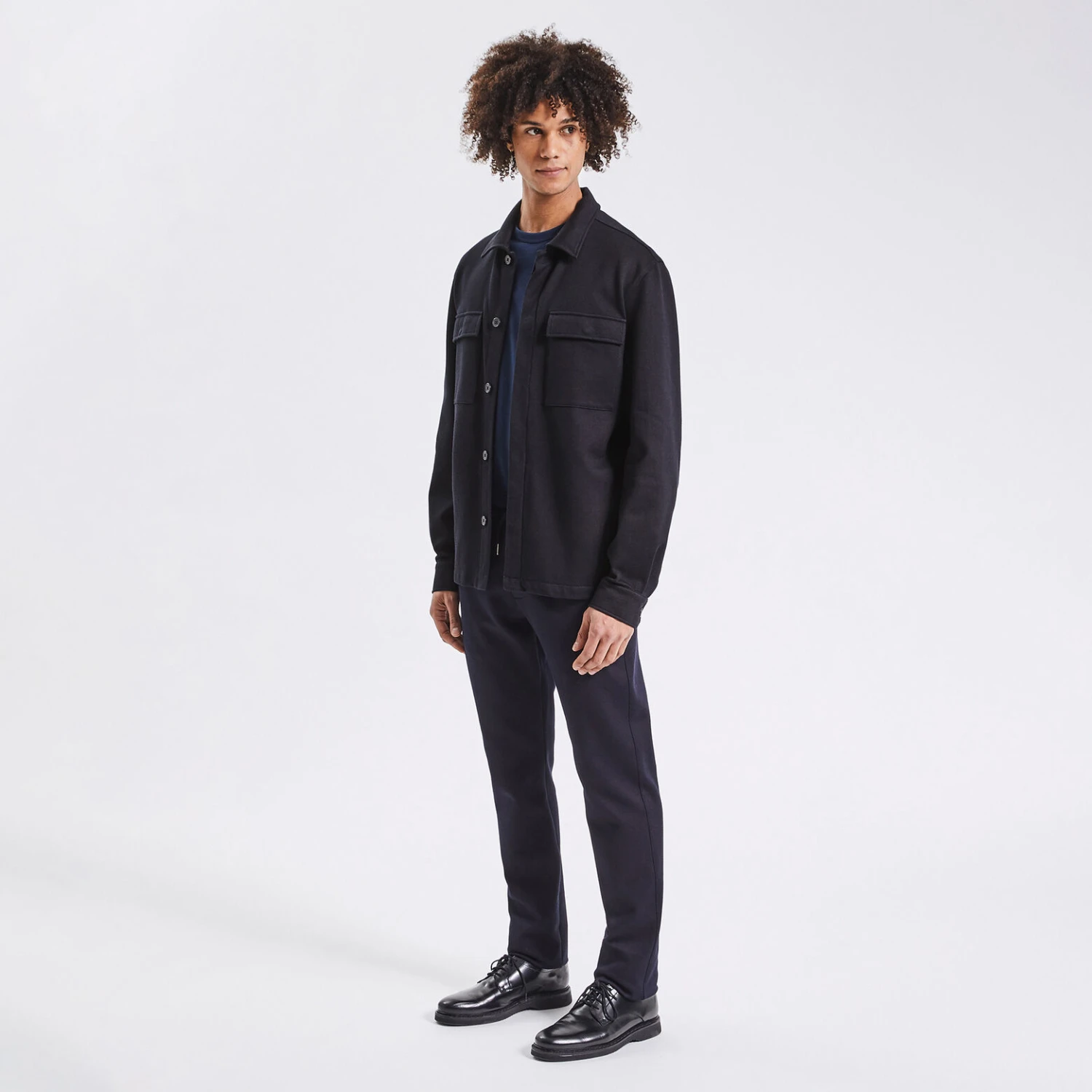 Surchemise Unie Coton Maille 2 Surchemise Unie Coton Maille – Image 2