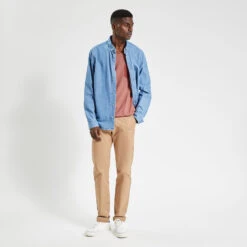 Tee Shirt Col V Matière Fantaisie -Magasin De Vêtements De Mode 1003161 13479 V6