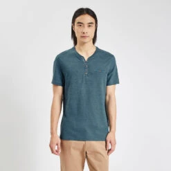 Tee Shirt Col Tunisien -Magasin De Vêtements De Mode 1003165 11572 V2