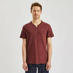 Tee Shirt Col Tunisien -Magasin De Vêtements De Mode 1003165 14249 V2