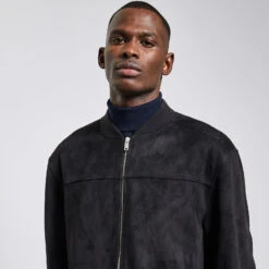 Blouson Zippé Aspect Velours -Magasin De Vêtements De Mode 1003180 18000 V4