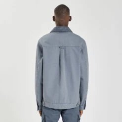 Blouson Coton Canvas Col Chemise -Magasin De Vêtements De Mode 1003193 11250 V3